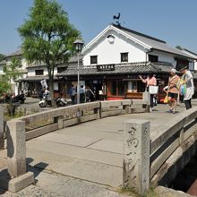 美観地区の終端にある橋