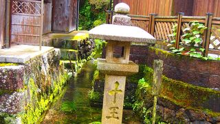 平安時代に開かれた湧水