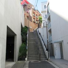 坂下付近からの様子