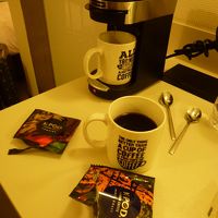 ドリップコーヒーも室内で楽しめます