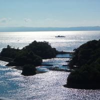 朝陽に輝く有明海～