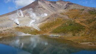 天気がよく風も弱く、美しいリフレクション　＠姿見の池