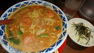 トマトラーメンが旨い【九州ラーメン亀王 十三駅前店】