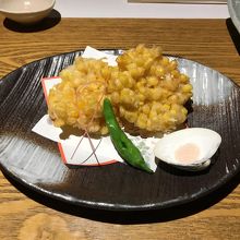 とうもろこしのかき揚げ