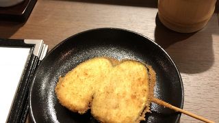 美味しいお酒と串カツのお店