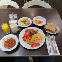 私の食べた朝食バイキング