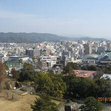 天守閣からの眺め