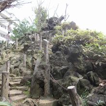 千駄ヶ谷の富士塚