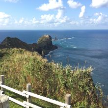 遠くから神威岬