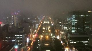 札幌の街を見渡せるシンボルタワー