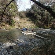 龍崖山の下山途中、吾妻狭に寄りました