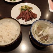 肉厚な牛タンが美味しい！利久　松島店