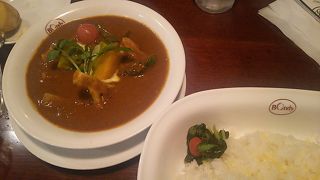 野菜カレーがお気に入り