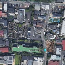 グーグルの航空写真でも、新渡戸稲造旧居が、建物としてあります