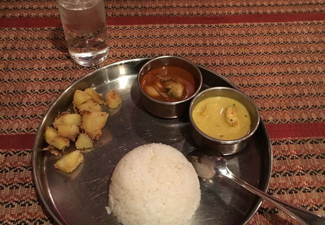 町屋のおいしいカレー