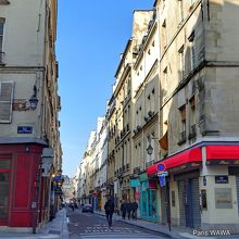 サンルイ島中央部を貫く古道