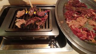 ジンギスカンと焼肉