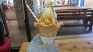 東山ソフトクリームとばんかんジュース ♪