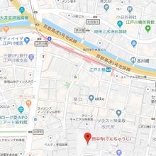 田中寺は、江戸川橋通りから、東側に入った先に位置しています。