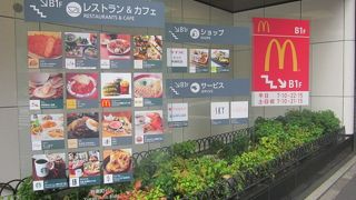 駅直近で飲食店を中心に色々入店しています