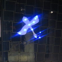 可愛らしい電飾ですね！