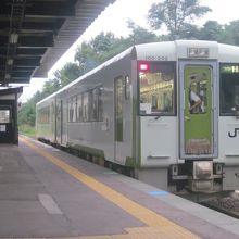 下北駅ホームにて…。