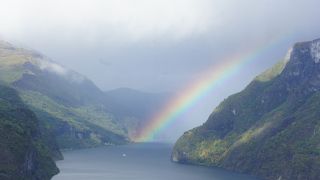 雨上がりの虹が素晴らしかった。