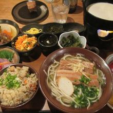 ゆし豆腐作り体験のついた定食