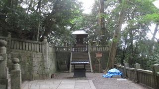 初めて、参道の正面にお社があります。