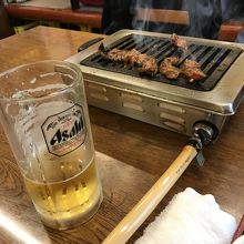 ランチビールはジョッキです