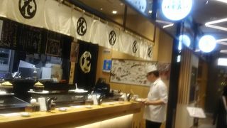 東急プラザの地下にある立ち食い寿司