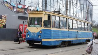 ソ連時代のレトロな車両