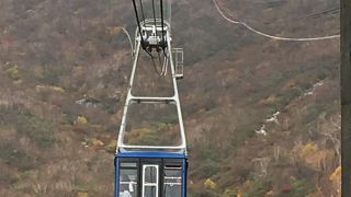 大観峰は霧でも、ロ一プウェイからの絶景