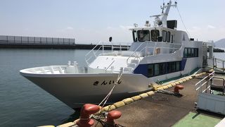 志賀島から博多港まで乗船