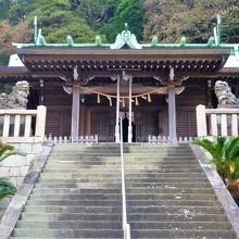 東叶神社の拝殿