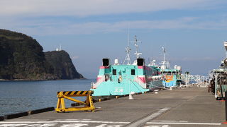 伊豆大島の港