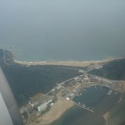 空から見える伊良湖岬