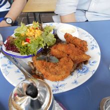 レバーの揚げ物です。