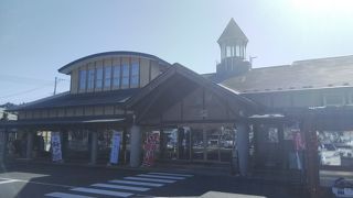 北上大橋のたもとにある道の駅