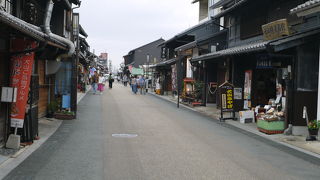 犬山城へ向かう城下町
