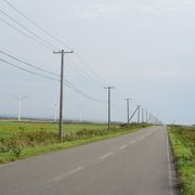 海岸沿いのまっすぐな道が心地いい