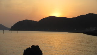 朝日が見れます