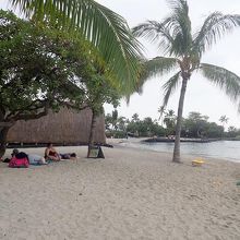 のどかなビーチ