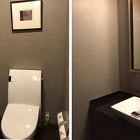 独立型のトイレには洗面台が付いています