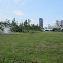 シーズンテラス１階レストランから北側の眺め