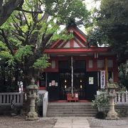 神奈川新町の近くにある神社