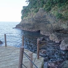 汐吹きは見られず残念