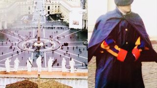 クーポラに上るとローマの町が一望できます