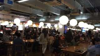 ショッピングモールのフードコートのよう