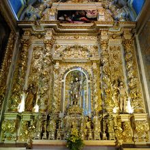 サン・ロケ教会内のサン・ロケ（聖ロクス）を祀った礼拝堂。